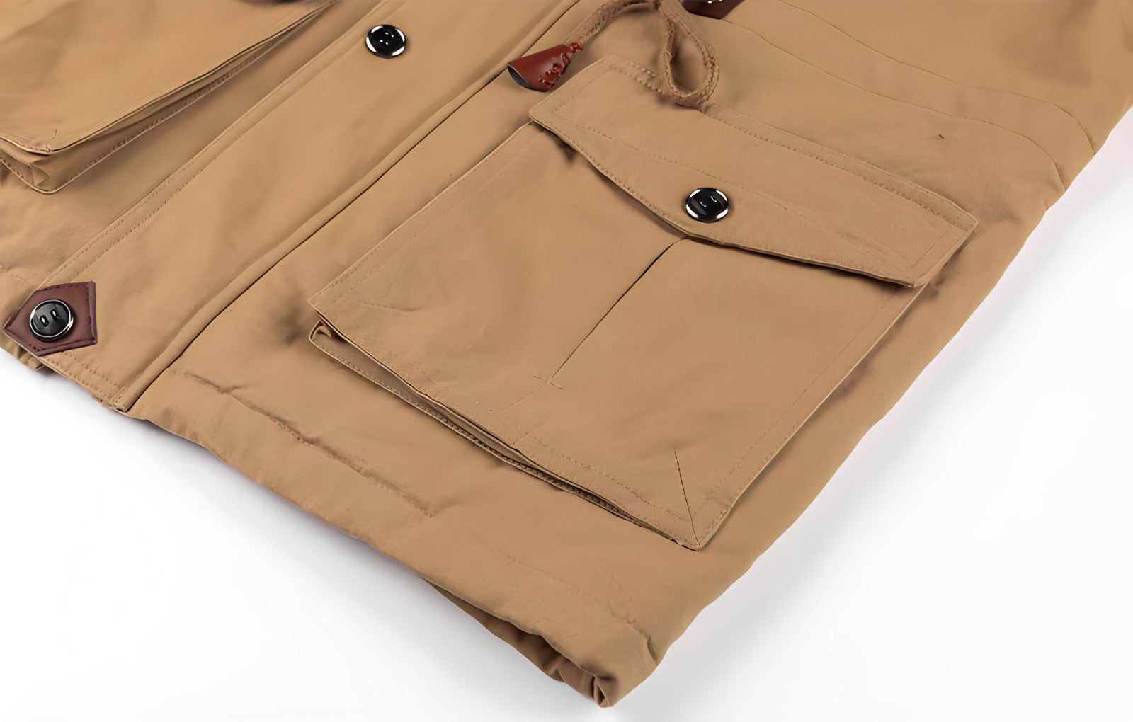 Logan Military Jacket Men – Waterproof Coat with Fleece Lining & Adjustable Waist