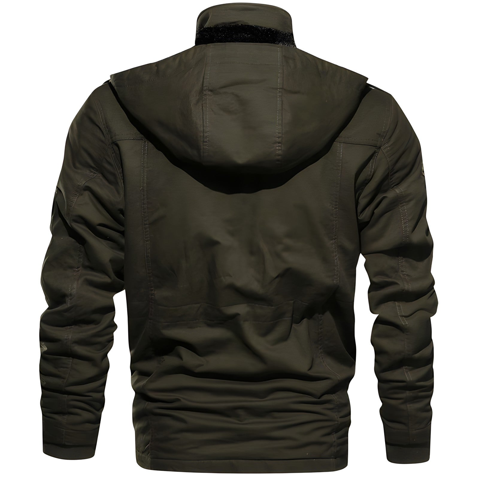 Logan Military Jacket Men – Waterproof Coat with Fleece Lining & Adjustable Waist