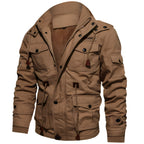 Logan Military Jacket Men – Waterproof Coat with Fleece Lining & Adjustable Waist