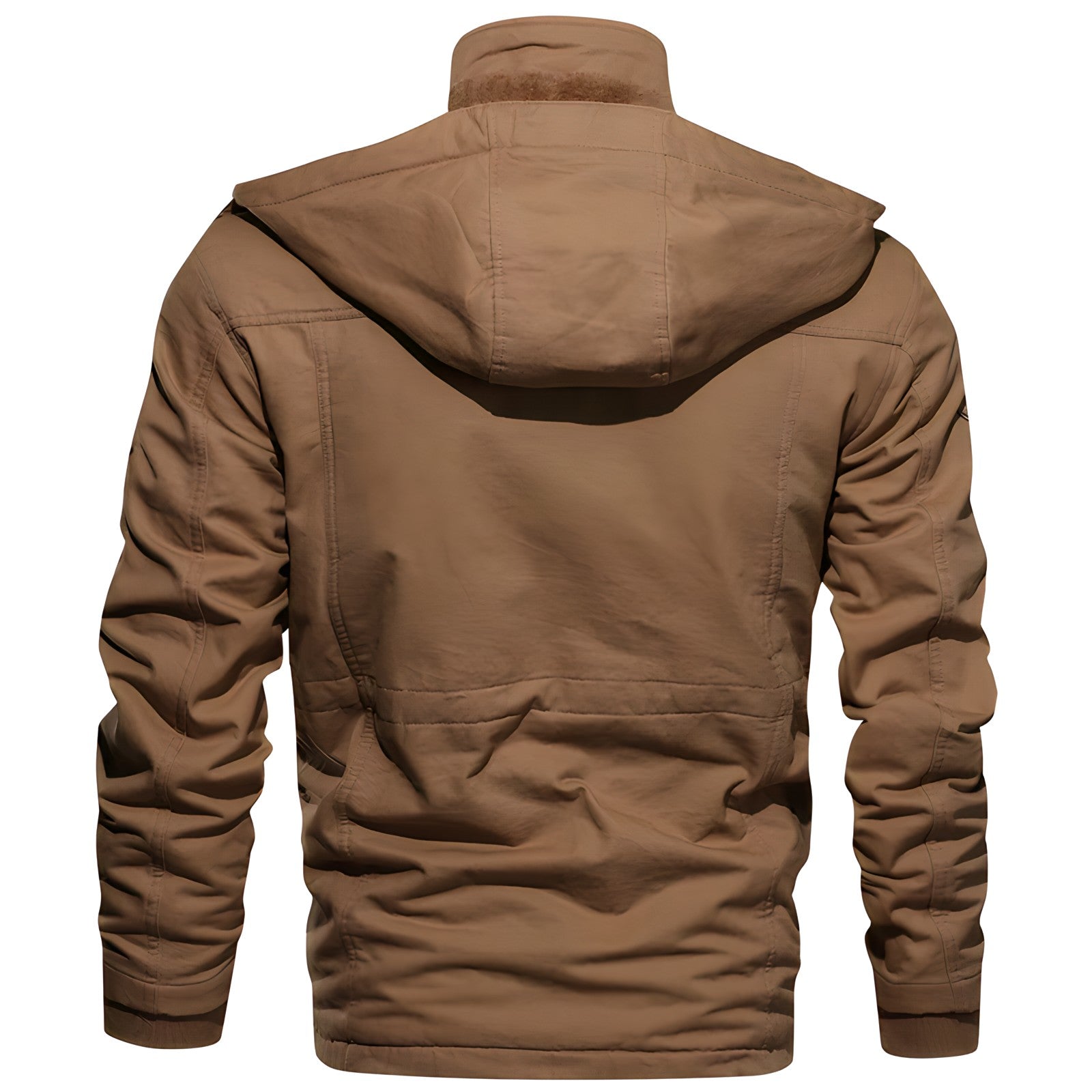 Logan Military Jacket Men – Waterproof Coat with Fleece Lining & Adjustable Waist