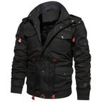 Logan Military Jacket Men – Waterproof Coat with Fleece Lining & Adjustable Waist