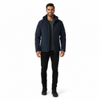 Lusian Men's Softshell Jacket – Adjustable Hooded Coat with Zipper and Pockets