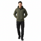 Lusian Men's Softshell Jacket – Adjustable Hooded Coat with Zipper and Pockets