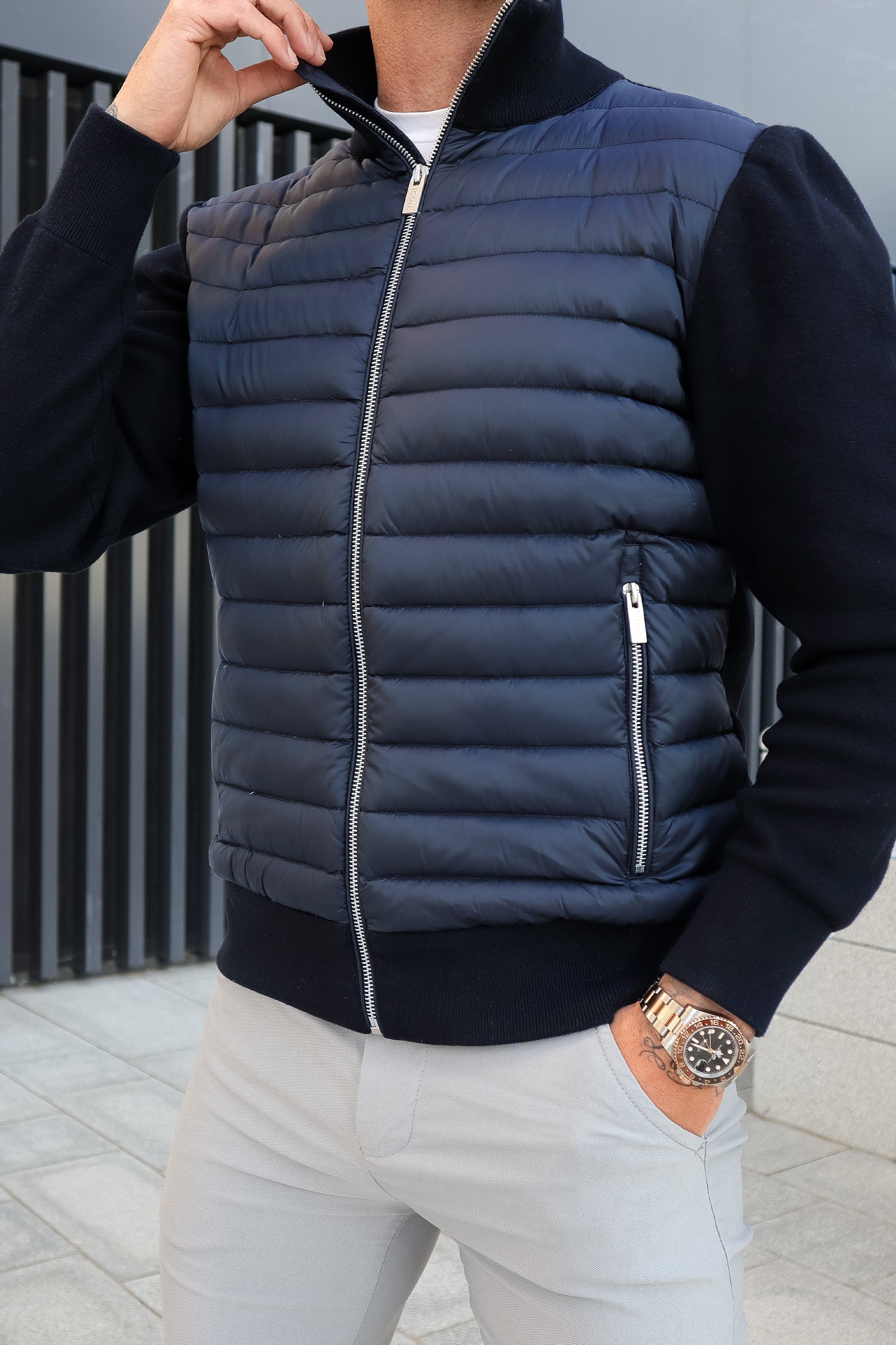 Xian Hybrid Jacket Men – Slim Fit, Removable Sleeves & Versatile Style