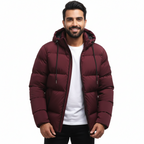 Olie Men's Waterproof Winter Parka – Quilted Puffer with Hood and Maximum Warmth