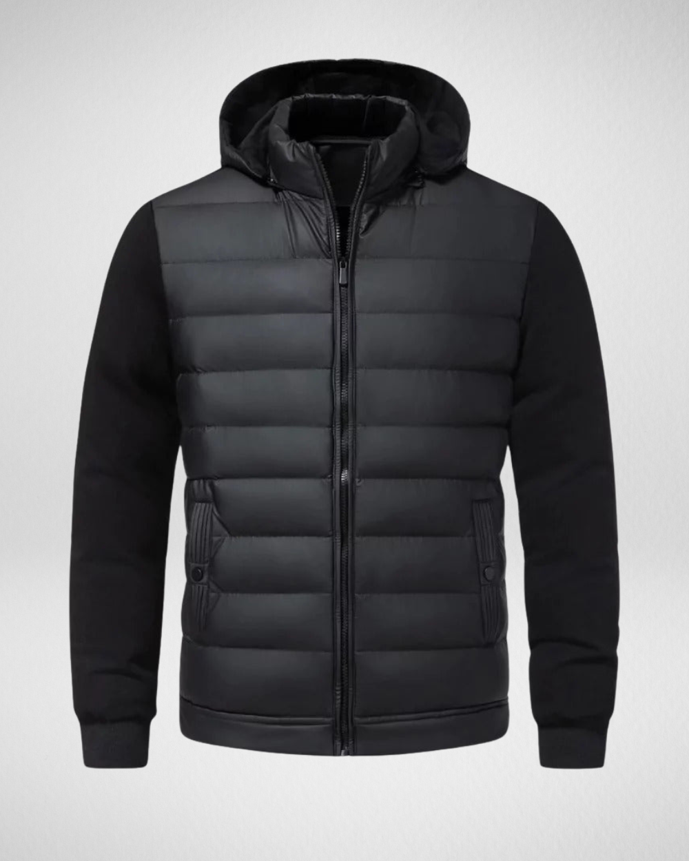 Benjamin Men's Quilted Jacket – Lightweight Autumn and Winter Coat with Zipper and Pockets