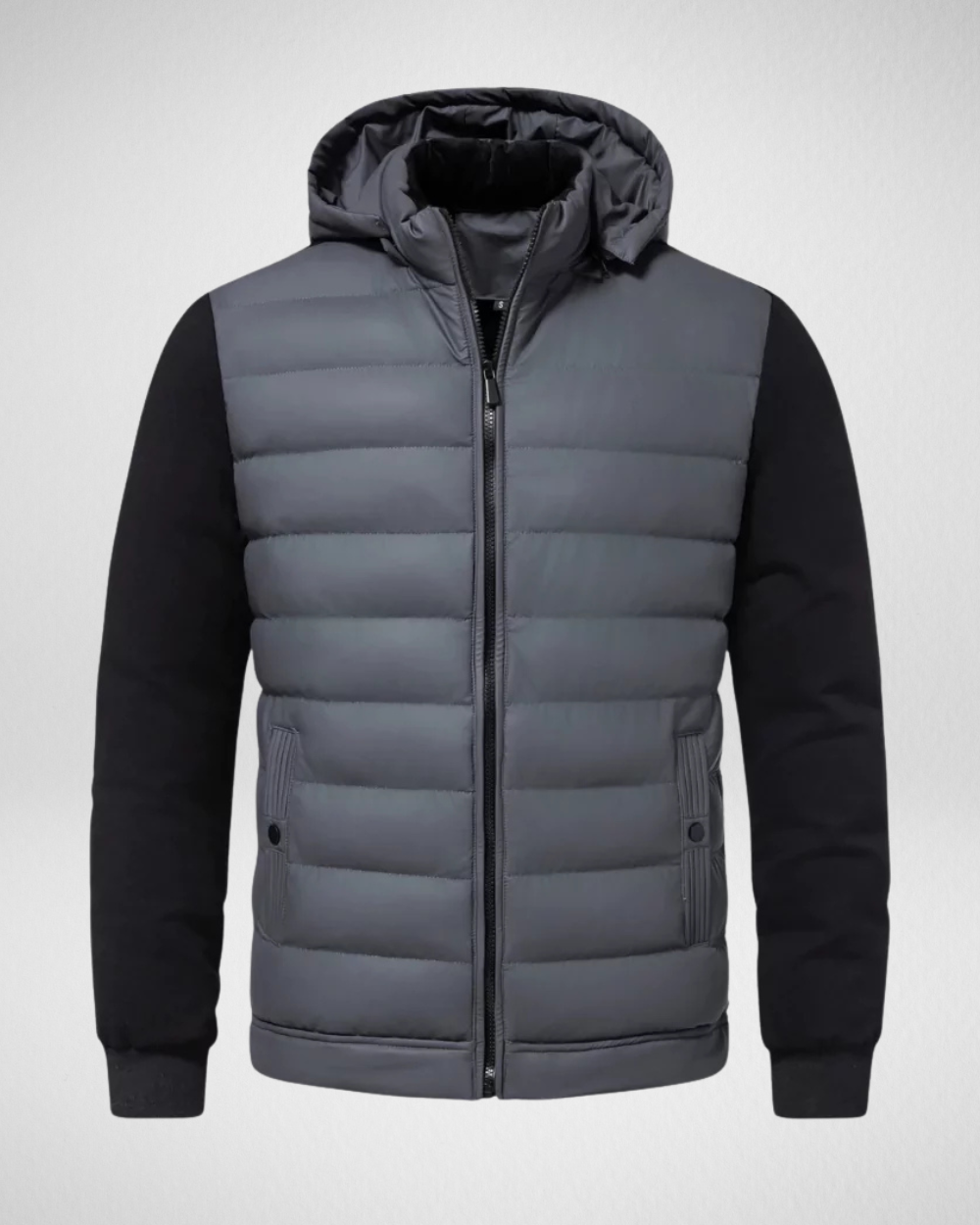 Benjamin Men's Quilted Jacket – Lightweight Autumn and Winter Coat with Zipper and Pockets