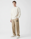 Quinnell Men's Corduroy Trousers – Adjustable Waist with Warm Modern Comfort