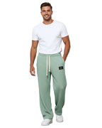 Quinton Men's Loose Fit Trousers – Adjustable Waist with Breathable Fabric