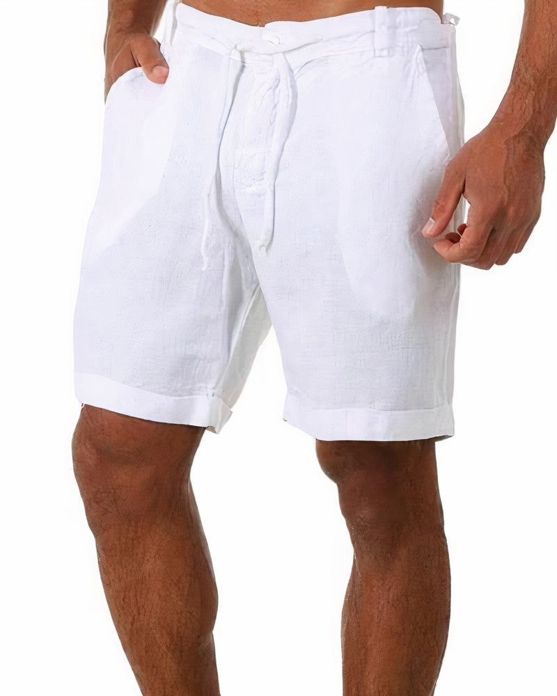 Iven Men's Casual Shorts – Lightweight Cropped Fit for Summer, Beach and City