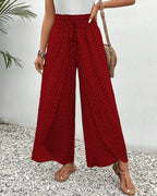 Henriette Women's High Waisted Wide Leg Trousers
