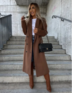 Talia Women's Belted Winter Trench Coat