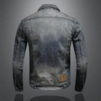 Zayn Men's Retro Denim Jacket – Classic Cut with Long Sleeves in Vintage Style