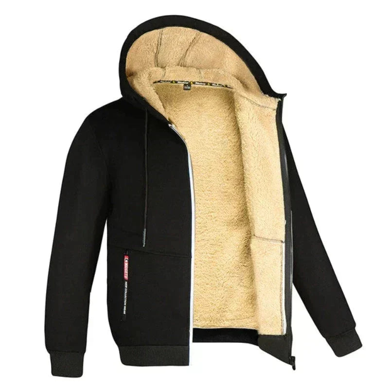 Diego Men's Winter Jacket – Warm Elegant Design with Integrated Hood and Zipper
