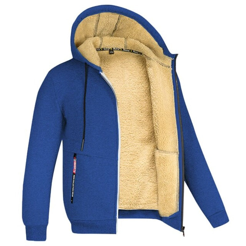 Diego Men's Winter Jacket – Warm Elegant Design with Integrated Hood and Zipper