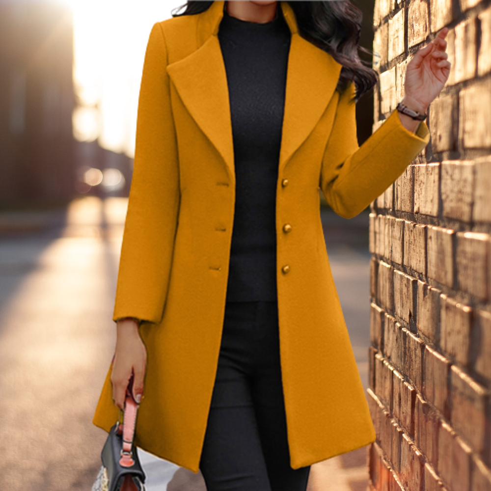 Juniper Women's Fitted Wool Blend Winter Coat