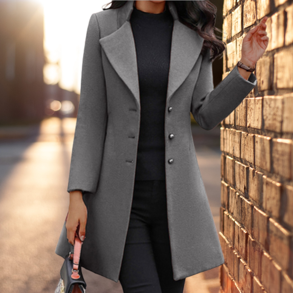 Juniper Women's Fitted Wool Blend Winter Coat