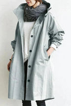 Elizabeth Women's Waterproof Hooded Raincoat