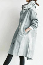 Elizabeth Women's Waterproof Hooded Raincoat