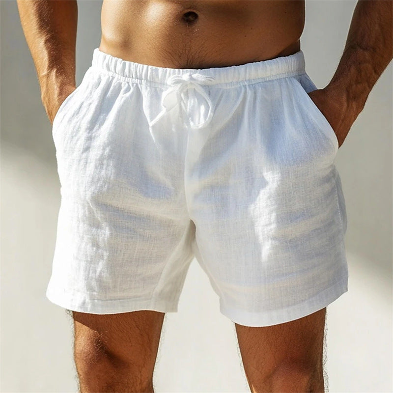 Dylan Men's Cotton Shorts – Breathable Loose Fit with Mid-Thigh Summer Length