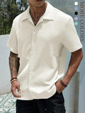 Jay Men's Casual Shirt – Modern Short Sleeve Shirt for Summer and Everyday Wear