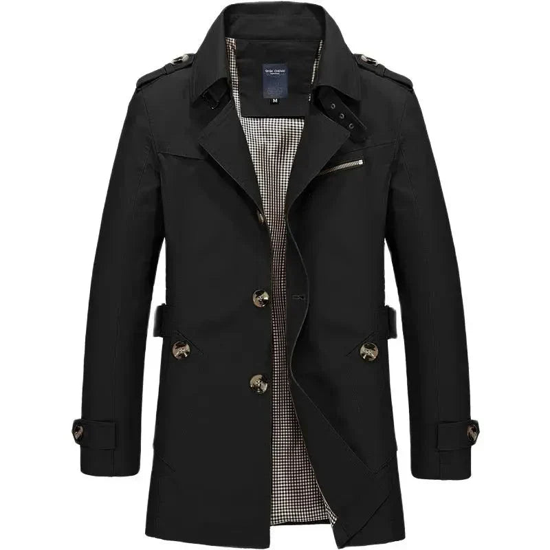 Casual Winter Jacket for Men Baron – High-End Mid-Length Style, Warm and Refined