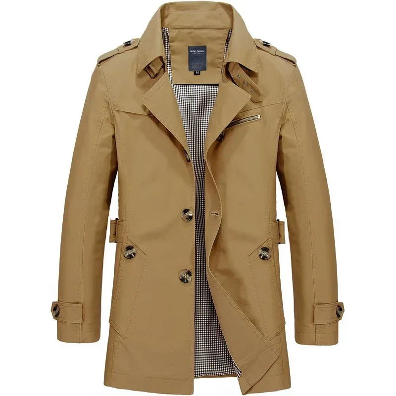Casual Winter Jacket for Men Baron – High-End Mid-Length Style, Warm and Refined