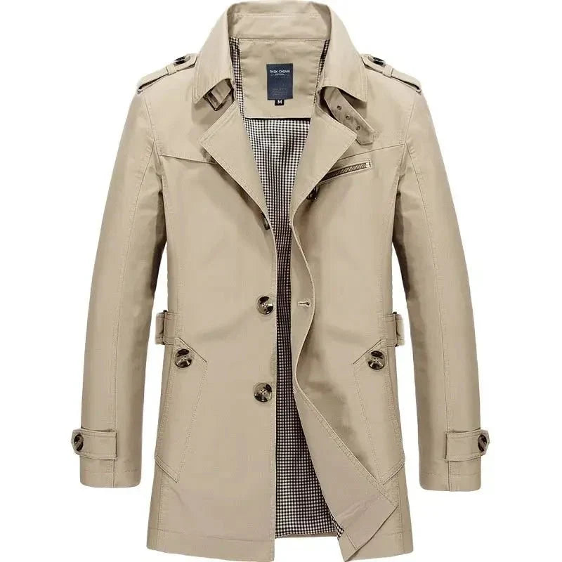 Casual Winter Jacket for Men Baron – High-End Mid-Length Style, Warm and Refined