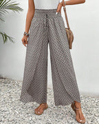 Henriette Women's High Waisted Wide Leg Trousers