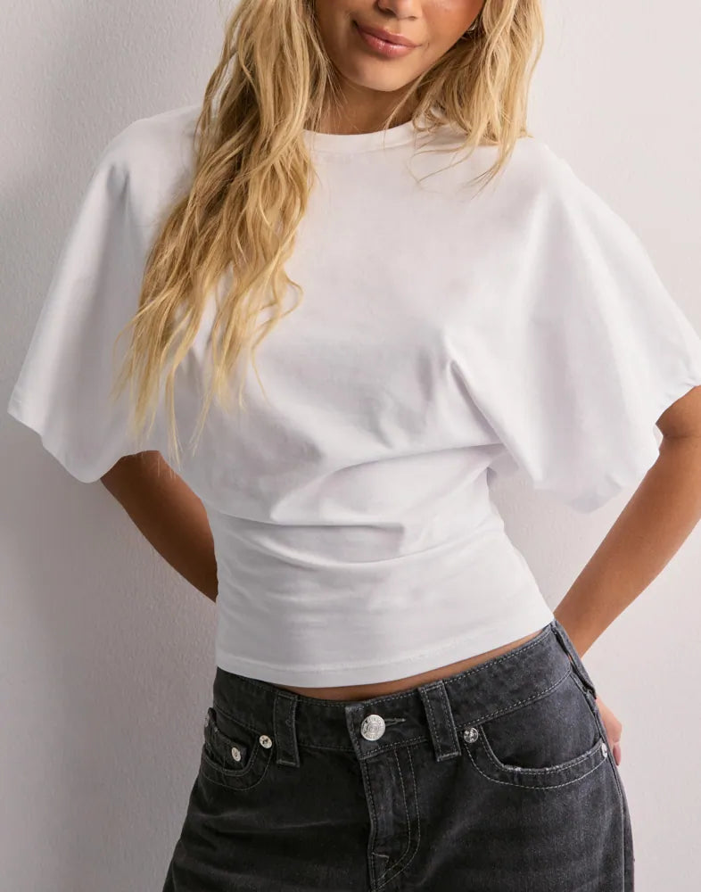 Isabelle Women's Flared Sleeve Fitted T-Shirt