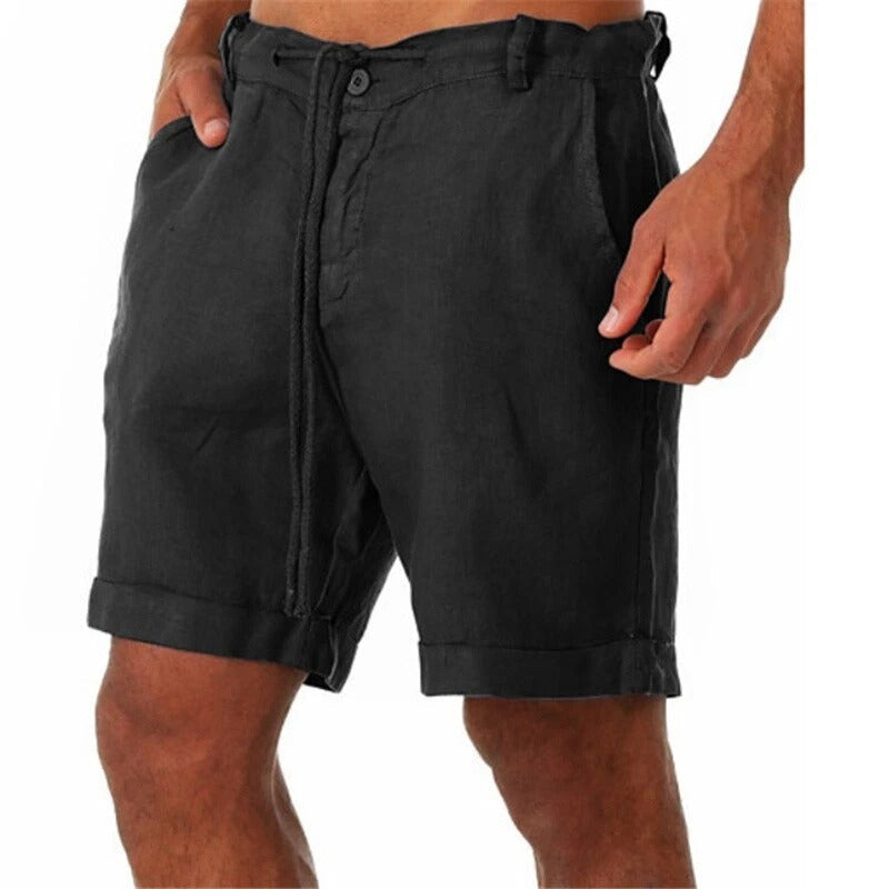 Iven Men's Casual Shorts – Lightweight Cropped Fit for Summer, Beach and City