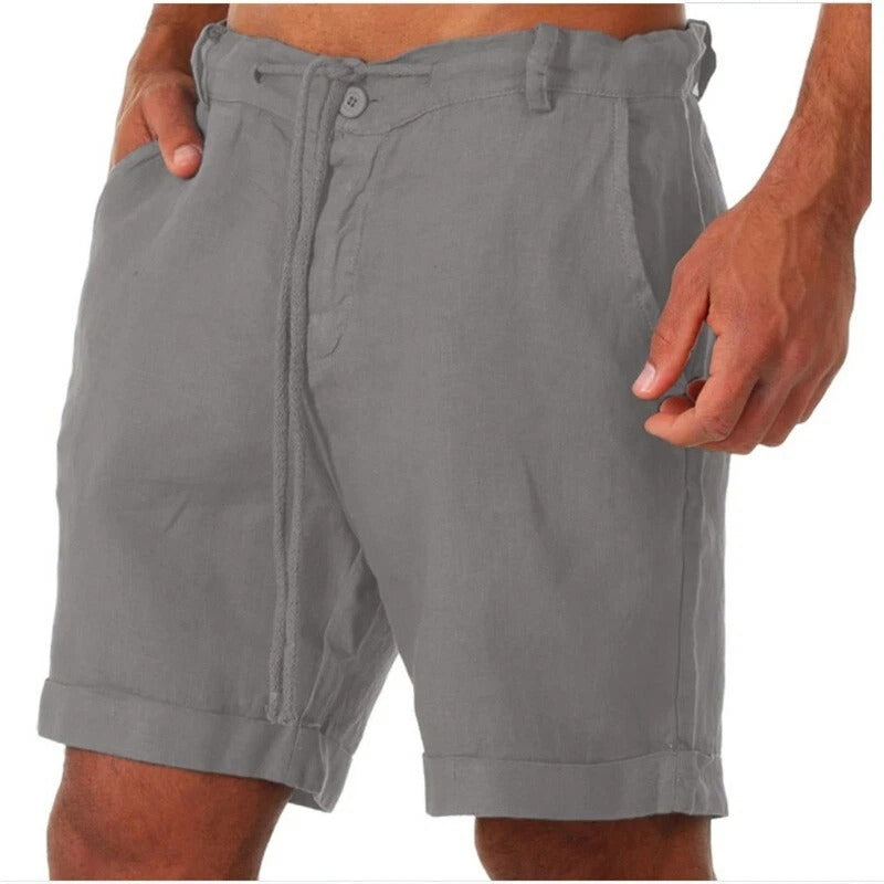 Iven Men's Casual Shorts – Lightweight Cropped Fit for Summer, Beach and City