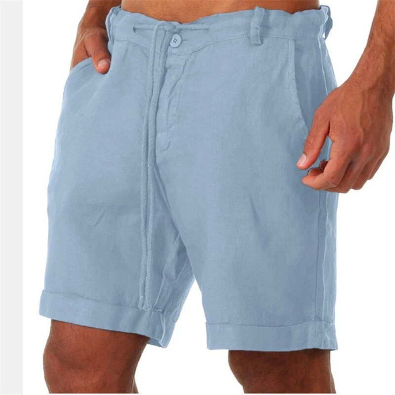 Iven Men's Casual Shorts – Lightweight Cropped Fit for Summer, Beach and City
