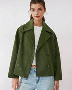 Vanessa Women's Double-Breasted Wool Jacket